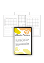 Mini Digital Planner - April to June