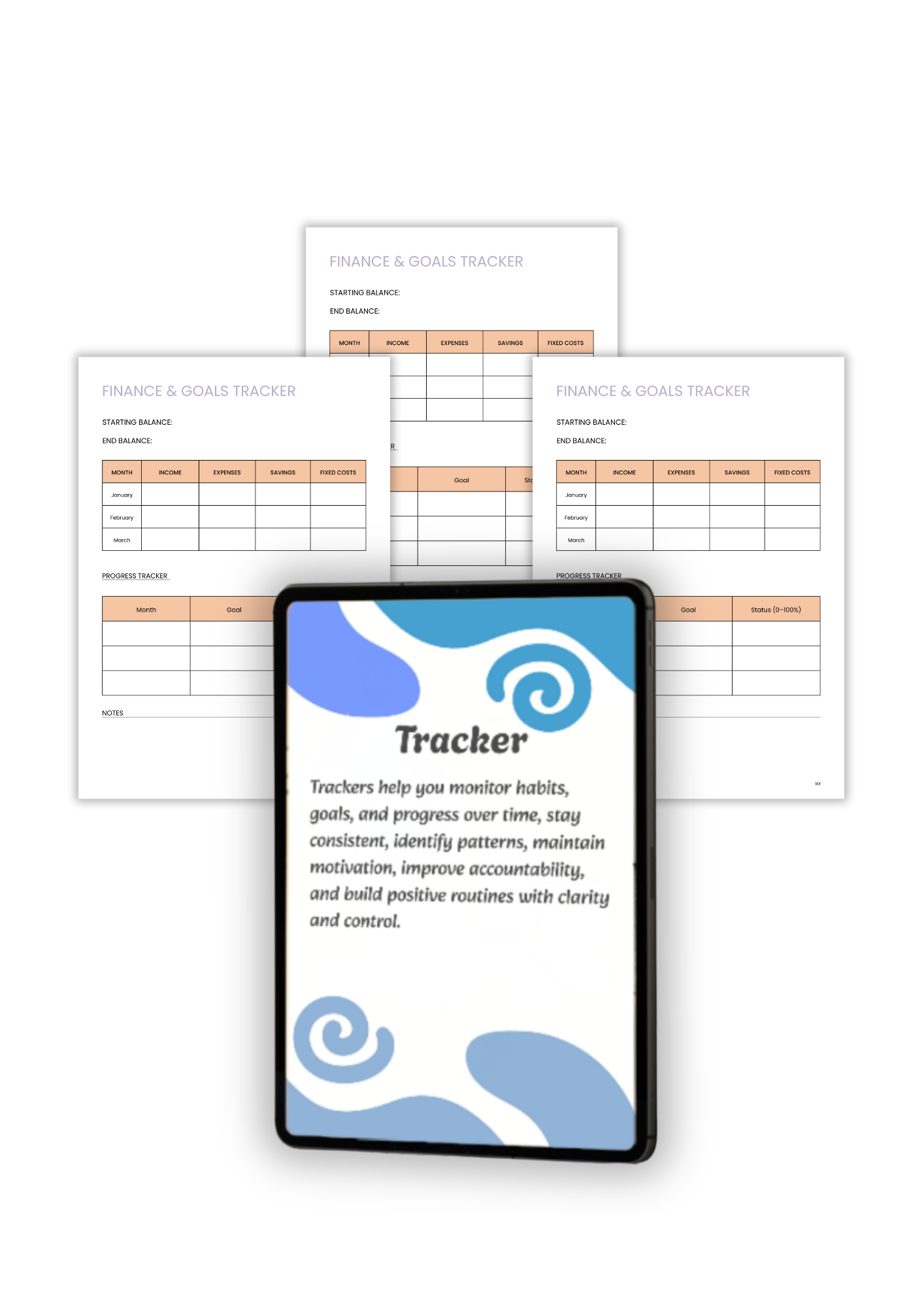 Mini Digital Planner - January to March