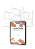 Mini Digital Planner - October to December