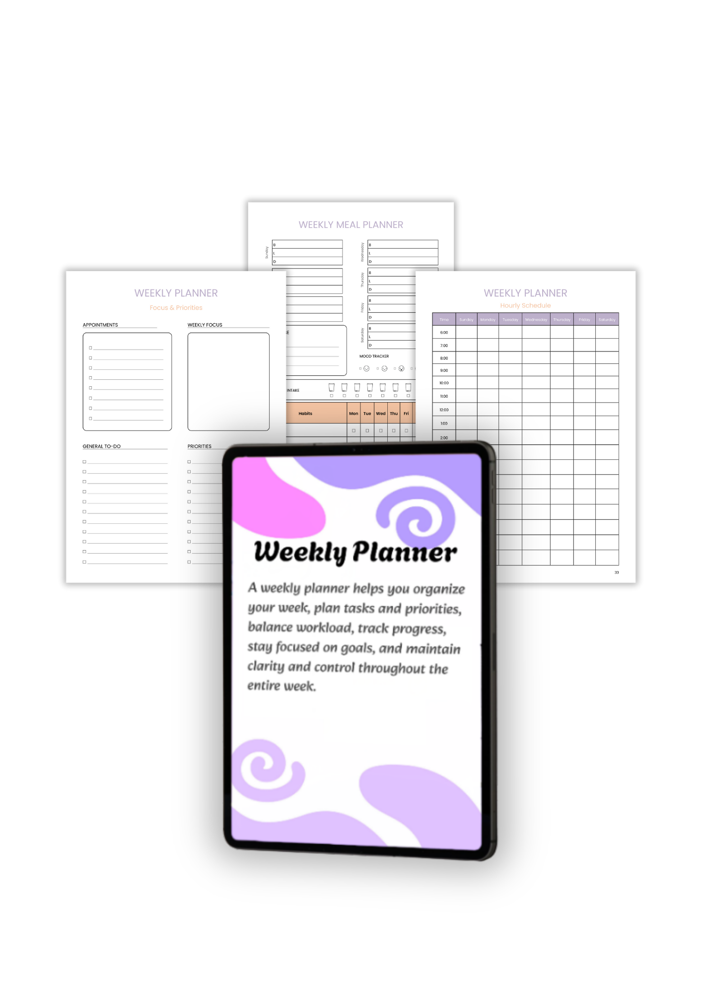 Mini Digital Planner - Weekly